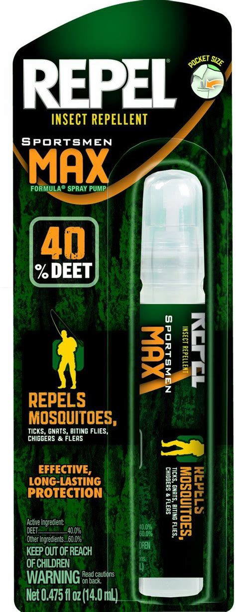 Repel Insect Repellent Sportsmen Max Formula With 40 DEET 0 475 Ounce