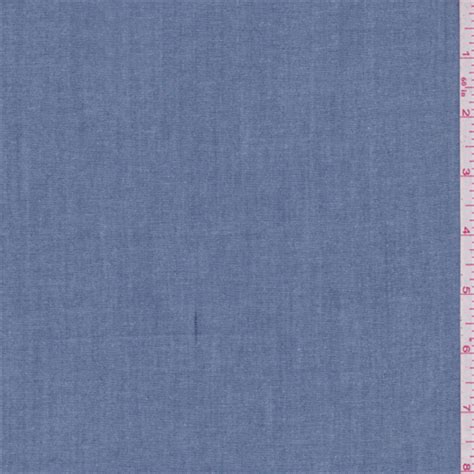 Medium Blue Chambray Fabric Blue Fabric Blue Denim