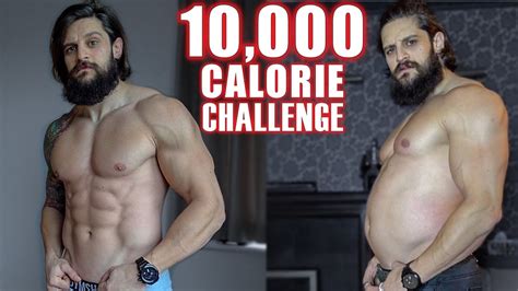 10 000 Calorie Challenge 1 Day Transformation Epic Cheat Day Lex Fitness Youtube