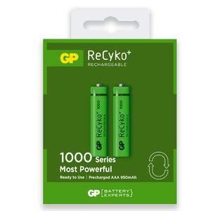 02 Pilhas Aaa Palito Recarregável 950mah Gp 01 Cartela Leroy Merlin