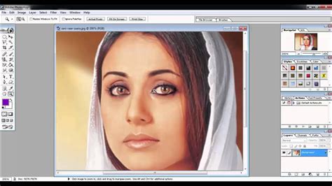 Adobe Photoshop 7 0 Tutorials Video In Hindi Part 16 Of 24 Use Of Hand