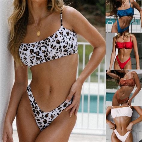 Hot Sexy String Extreme Bikini Women Solid Color Swimwear Swimming Wear And Bikini