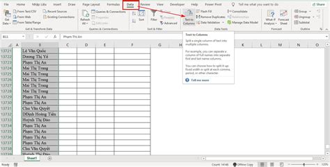 Hướng Dẫn Cách Tách Họ Tên Trong Excel Nhanh Nhất Trung Tâm Tin Học Văn Phòng Đà Nẵng