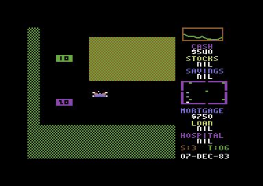 Screenshot Of C Est La Vie Commodore 64 1983 MobyGames