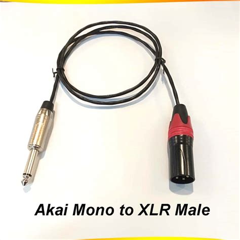 Jual Kabel Jack Audio Konektor Akai To XLR Male Panjang 1meter Shopee