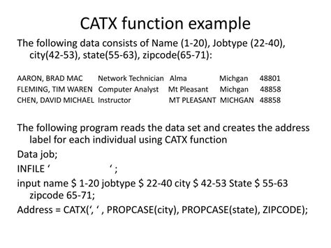 Ppt Chapter 14 Transforming Data With Sas Functions Powerpoint