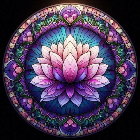 Pinterest In 2024 Stain Glass Window Art Mandala Design Pattern Glass Window Art