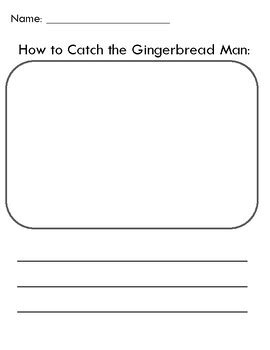 How To Catch The Gingerbread Man Writing Prompt By Mor By Morgan