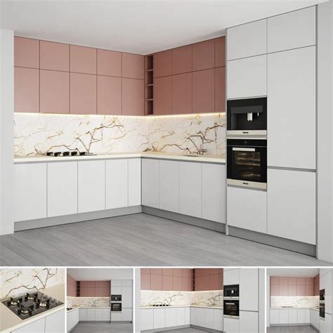 PA Luxury Custom French Kitchen Cabinet Modular Storage Kitchen Gadgets ...