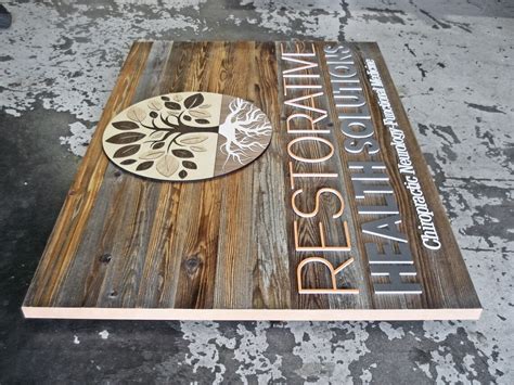 Weathered Reclaimed Barnwood Logo Sign 48 X 36 | Etsy