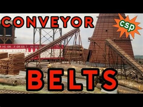 CONVEYOR BELTS In HO SCALE COASTMANS YouTube