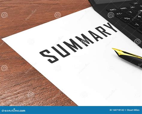 Executive Summary Report Icon Showing Short Condensed Report Roundup 3d