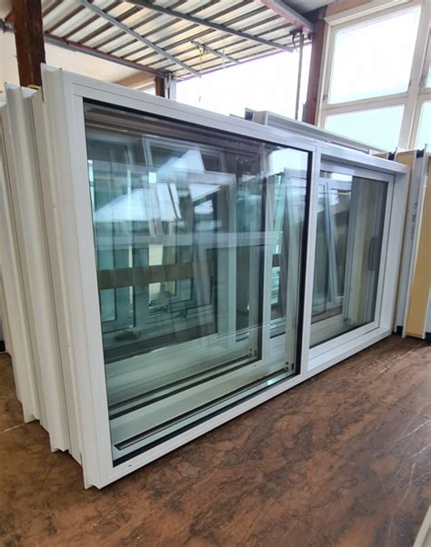 New Double Glazed Aluminium Sliding Window X Arctic White