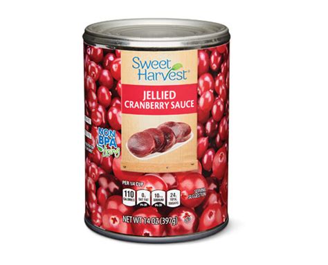 Sweet Harvest Jellied Cranberry Sauce Aldi Us