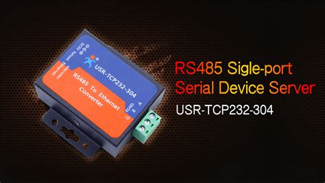 USR TCP232 304 RS485 To Ethernet Converter With Built In Webpage