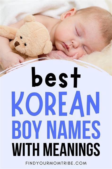 Top 200 Korean Boy Names And Their Meanings Pampers