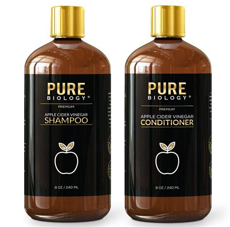 Premium Apple Cider Vinegar Shampoo & Conditioner – PureBiology