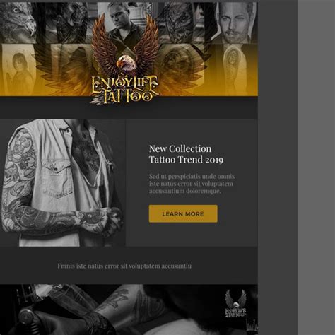 E-Mail Template Tattoo Studio | Email contest