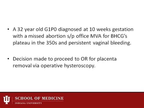 Hysteroscopic Removal Of Retained Placental Remnants SurgeryU By AAGL