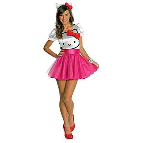 Rubies Costume Womens Hello Kitty Teen Tutu Costume Dress Hello Kitty Costume Halloween