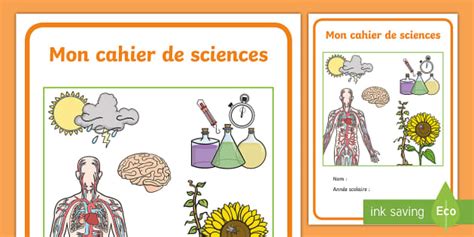 Couverture De Cahier Cahier De Sciences Profesor Hizo