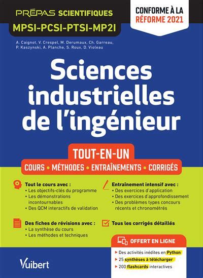 Sciences industrielles de l ingénieur MPSI PCSI PTSI MP2I Tout en un