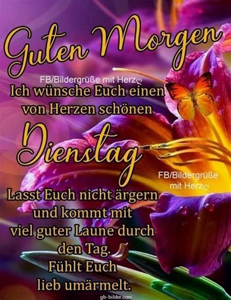 ᐅ Guten Morgen Dienstag Bilder GB Pics GBPicsBilder Guten morgen