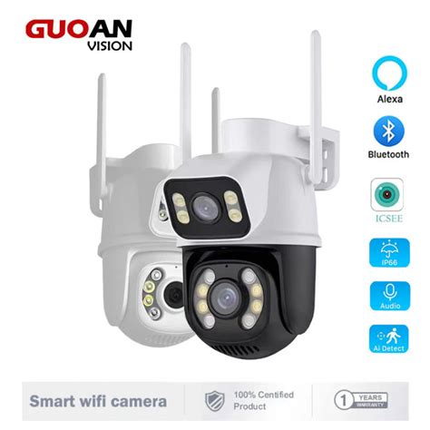 Guoanvision Cctv Camera Mp Ptz Wifi Icsee Hd Ai Humanoid Tracking