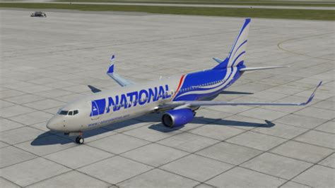 Zibo B737 800x National Airlines N8ncr 3 Fictional Liveries