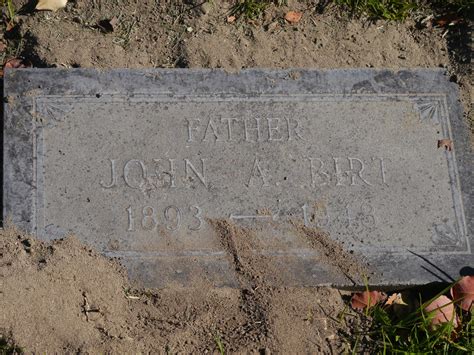 John A Birt Find A Grave Memorial