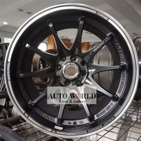 Jual Velg Replika Volk Rays CE28 Black Ring 17 PCD 4X100 4X114 3 Raize