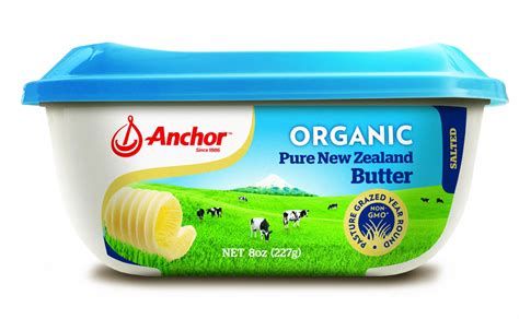 Anchor New Zealand Butter Grass Fed Anchor Butter New Zealand Unsalted