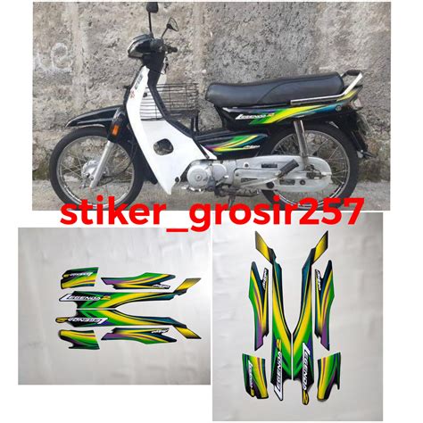 Stiker Striping Lis Les Polet Body Honda Astrea Legenda Tahun