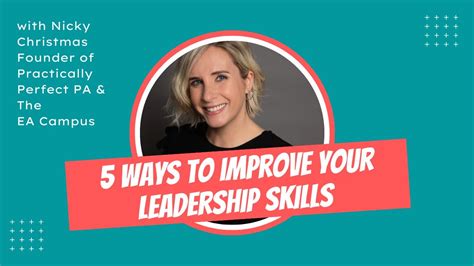 Five Ways To Improve Your Leadership Skills For Executive Assistants Youtube