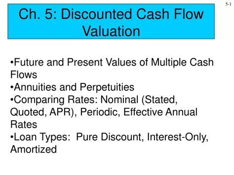 Ppt Ch 5 Discounted Cash Flow Valuation Powerpoint Presentation Free Download Id9236400