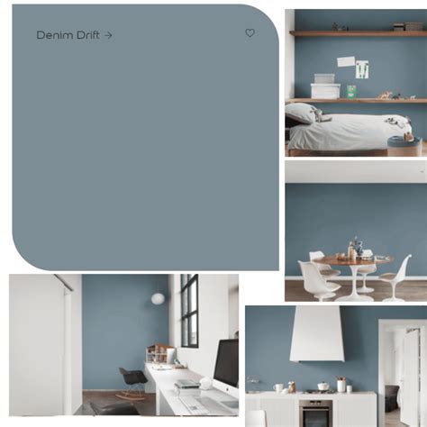 What Colours Go With Denim Drift Dulux Sleek Chic Interiors In