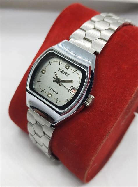 Jam Tangan Kent Tv Shape Ladies Series Manual Winding Swiss Vintage Nos Fesyen Wanita Jam