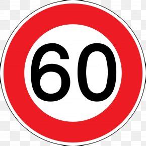 Traffic Sign Speed Limit Road Kilometer Per Hour Km H Zone Png