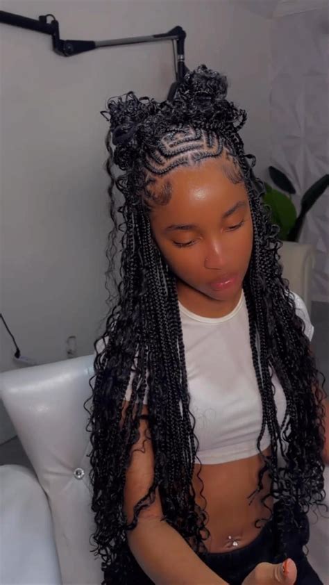 Boho Fulani Braids Cute Braided Hairstyles Hair Styles Braided