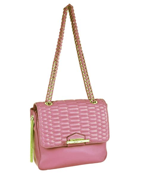 Aimee kestenberg Ambria Leather Quilted-flap Shoulder Bag in Pink ...