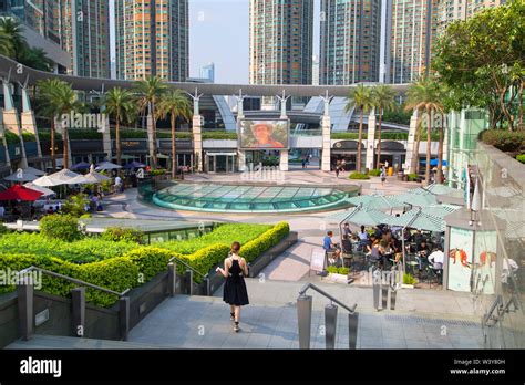 Civic Square in Elements Mall, Kowloon, Hong Kong Stock Photo - Alamy