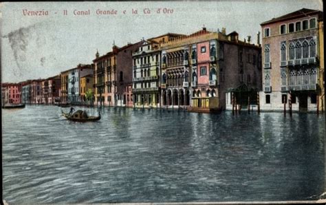 Ansichtskarte Postkarte Venezia Venedig Veneto Il Canal Akpool De