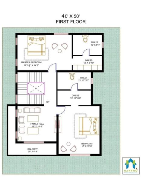 Modern Bhk Floor Plan Ideas For Indian Homes Happho