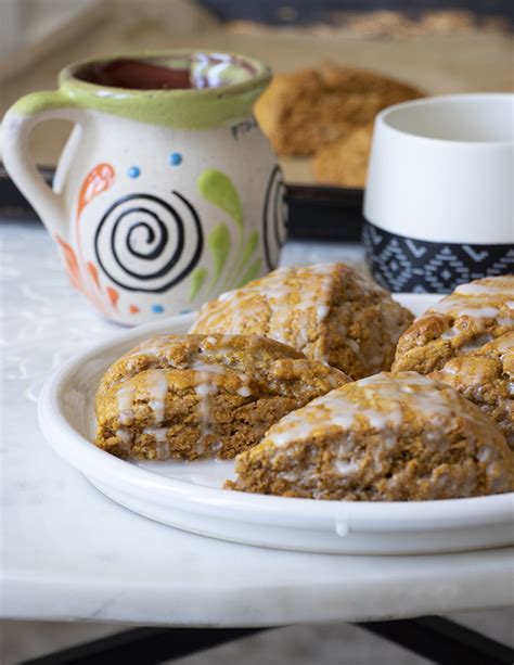 Tender And Moist Pumpkin Scones Garlic Girl