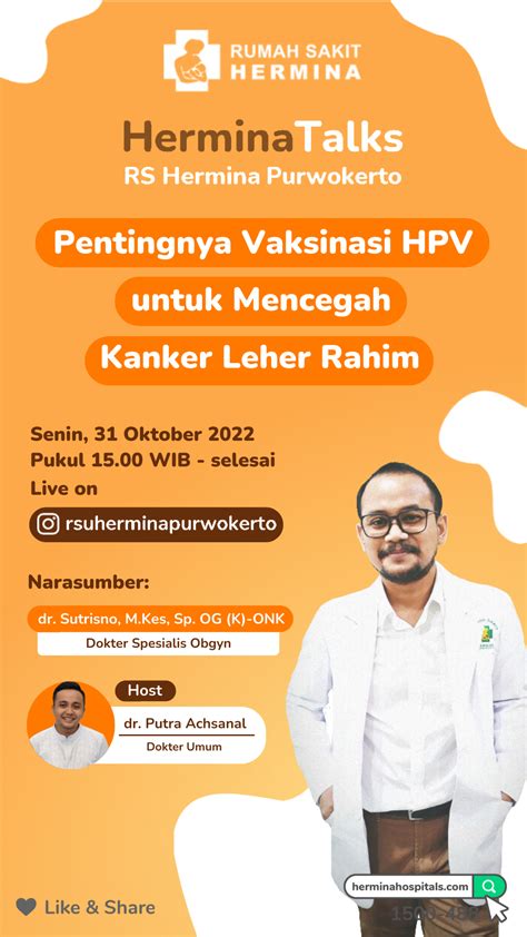 Hermina Hospitals Hermina Talks Pentingnya Vaksinasi Hpv Untuk