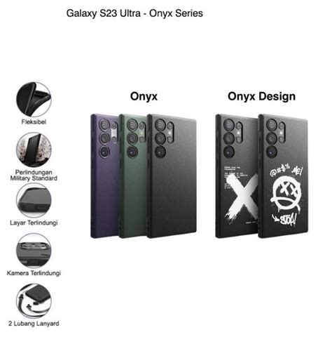 Promo Ringke Galaxy S23 Ultra Onyx Casing Softcase Military Drop Slim