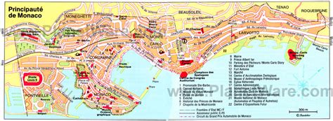 Monaco City Map