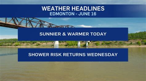 Edmonton Weather For Tuesday June 16 CTV News