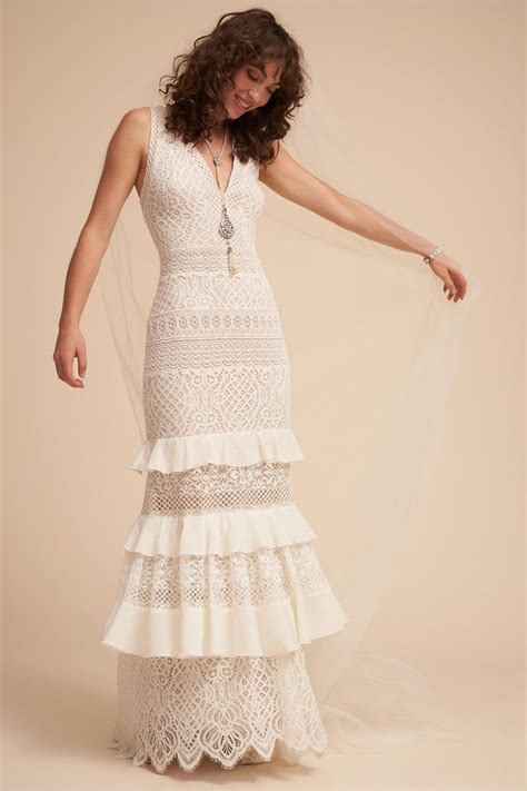 22 Tiered Wedding Dress Styles Stillwhite Blog