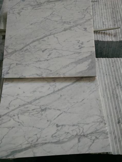 Bianco Carrara White Marble Tiles Manufacturer Supplier Exporter